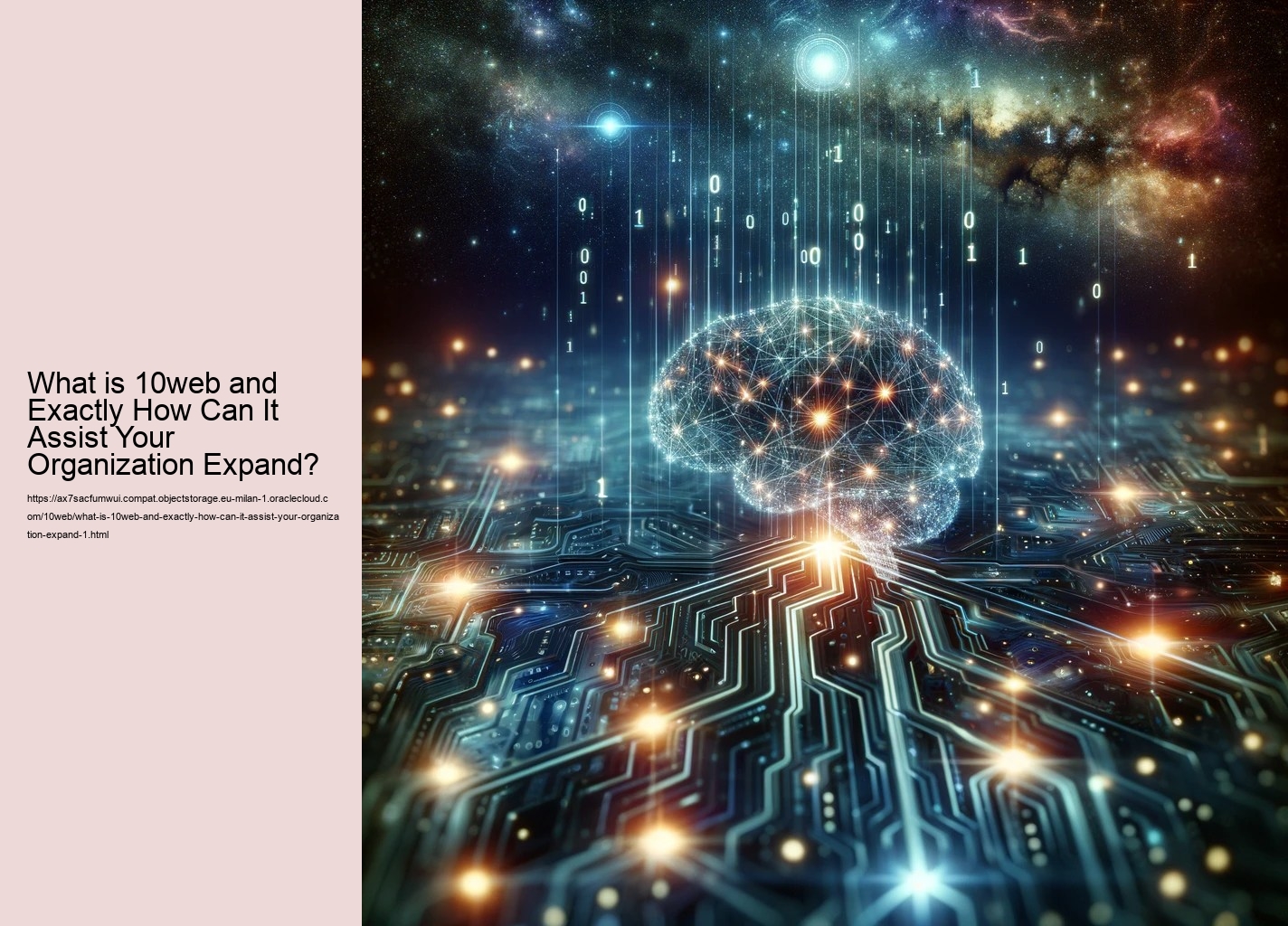 What is 10web and Exactly How Can It Assist Your Organization Expand?