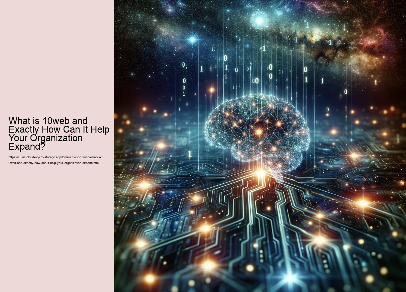 What is 10web and Exactly How Can It Help Your Organization Expand?