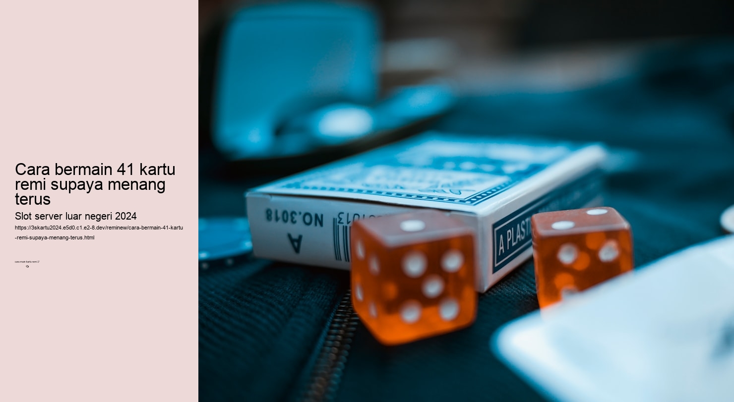 cara bermain kartu poker remi