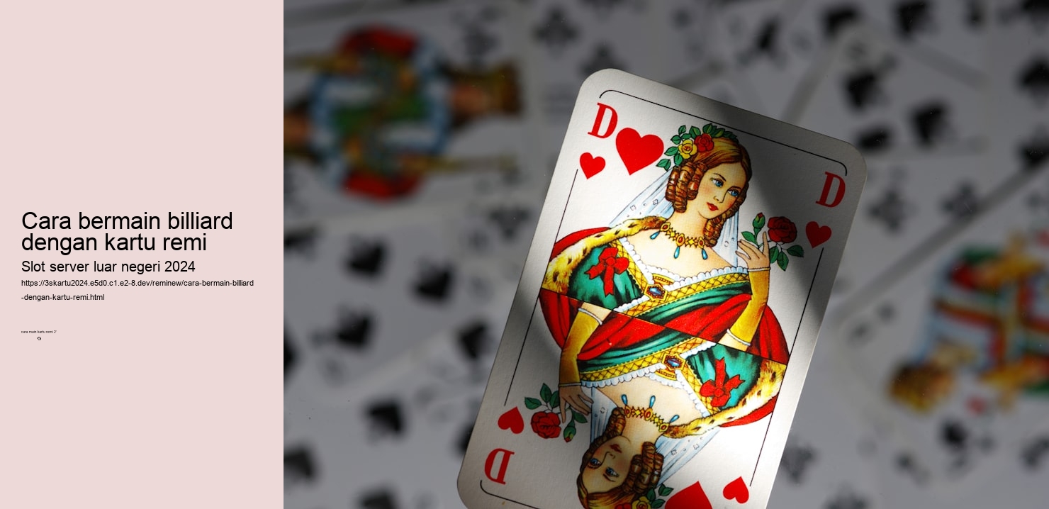 cara bermain kartu remi poker