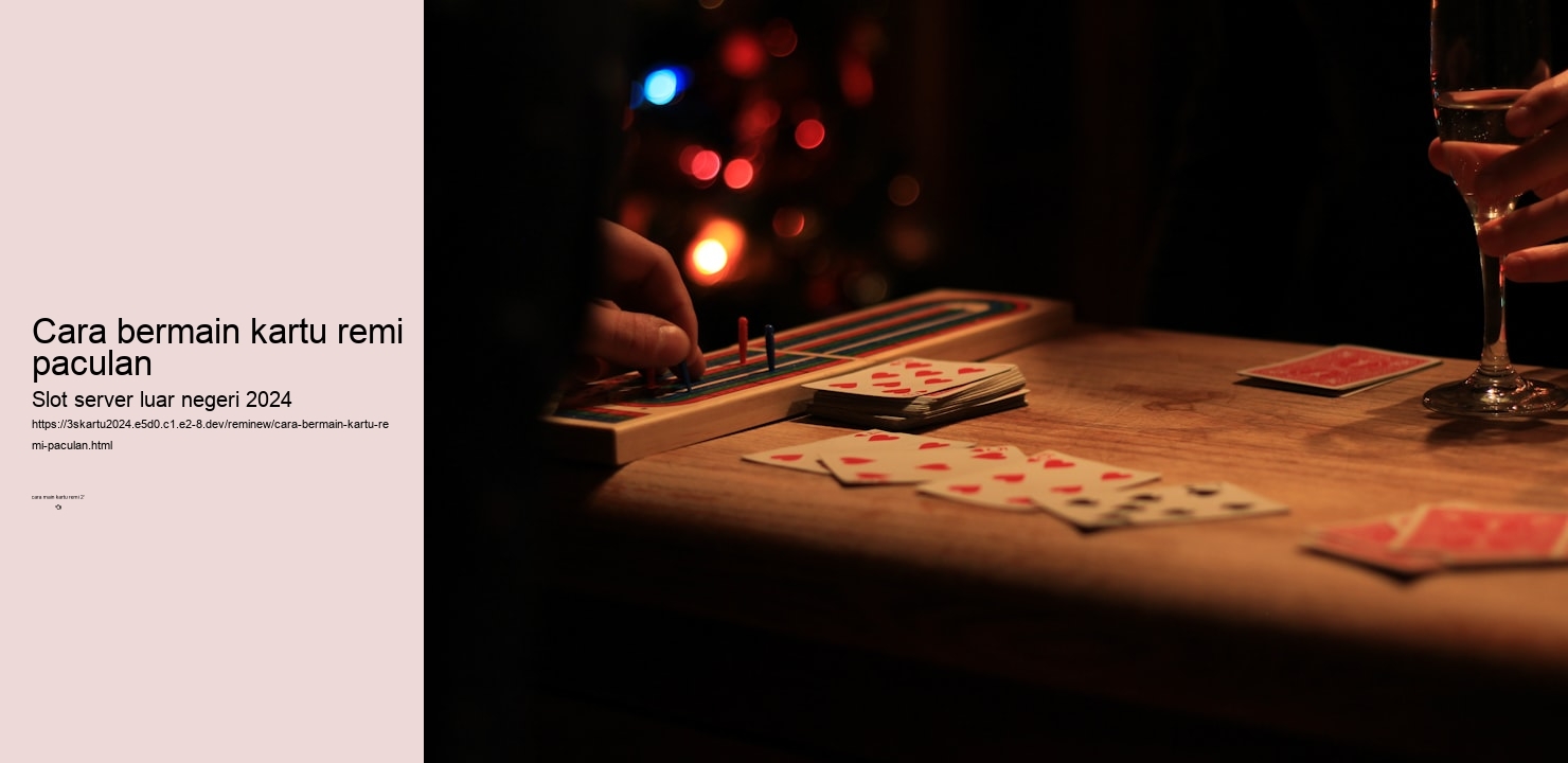 cara main kartu remi poker