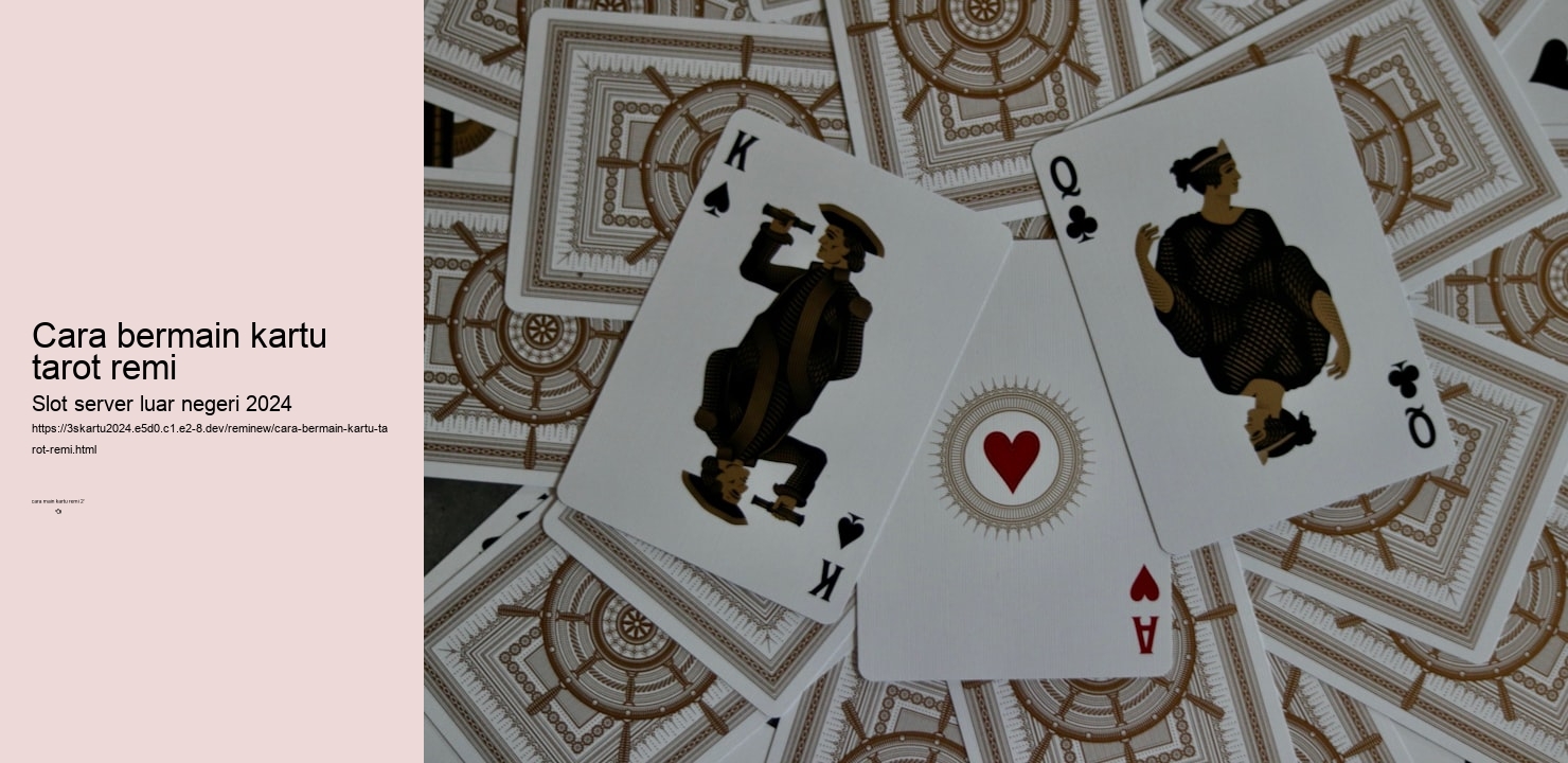 cara main poker pakai kartu remi