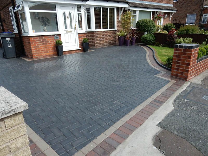 imprinted concrete driveways bury
