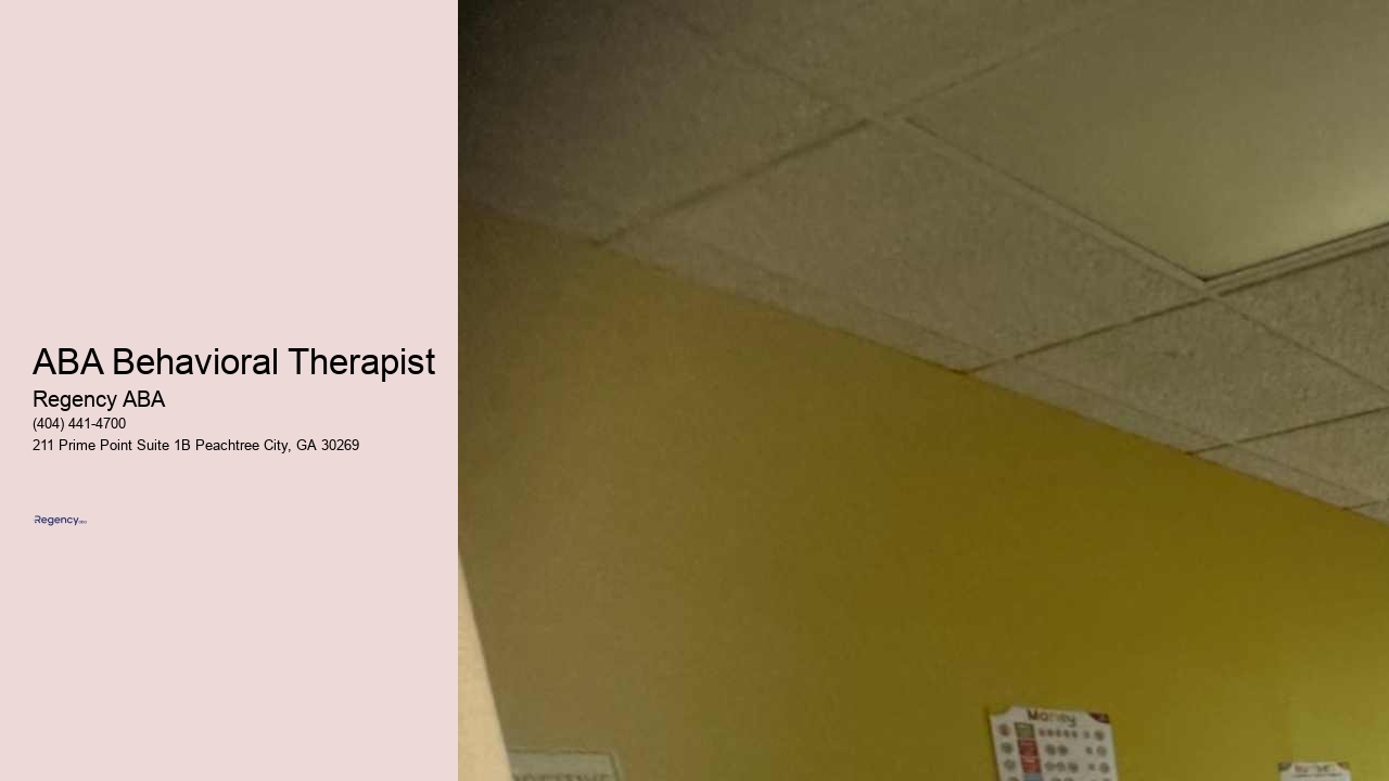 ABA Behavioral Therapist