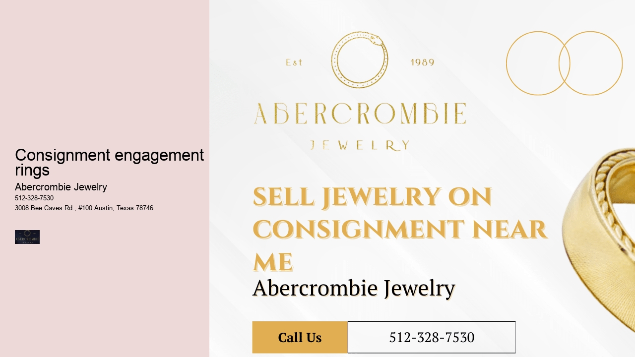 Consignment engagement rings