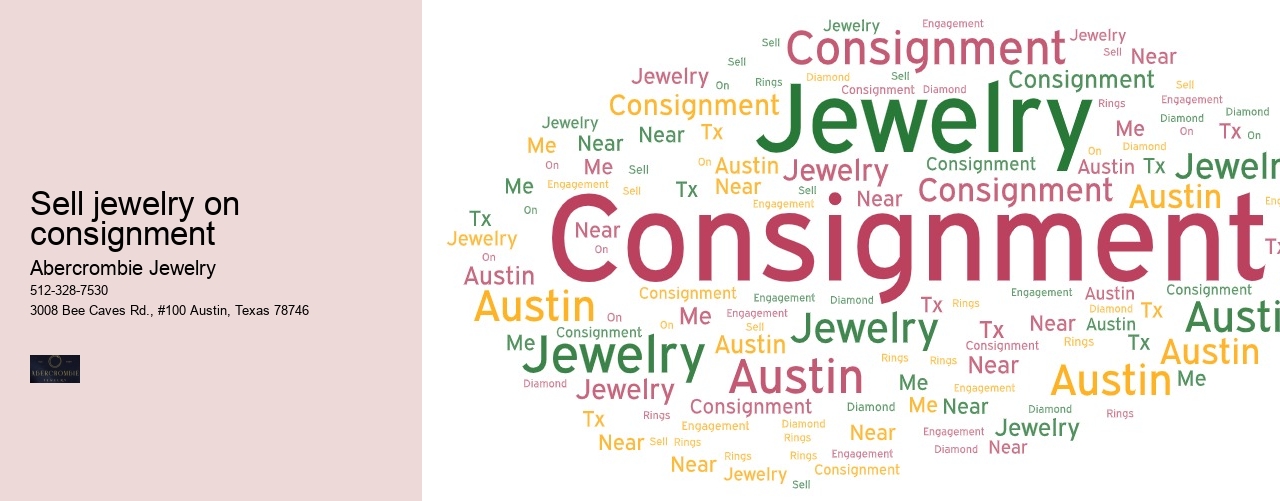 Sell jewelry on consignment