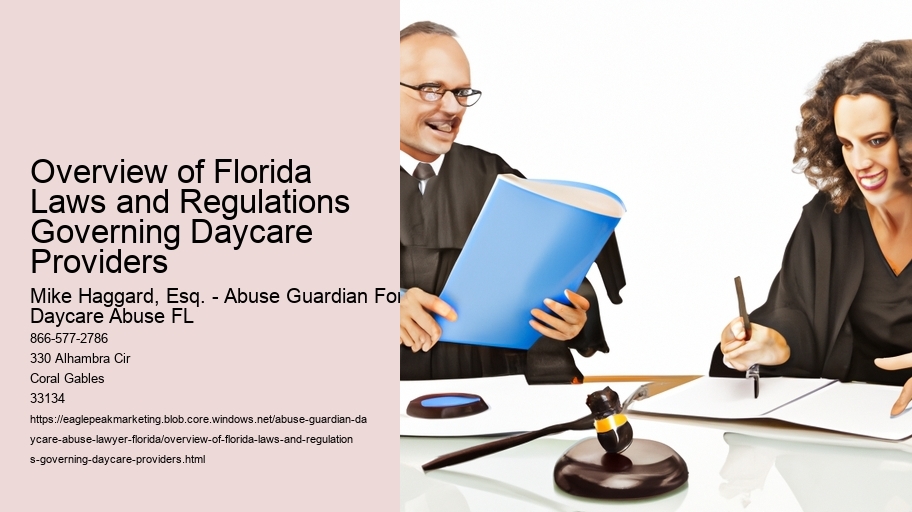 Overview of Florida Laws and Regulations Governing Daycare Providers