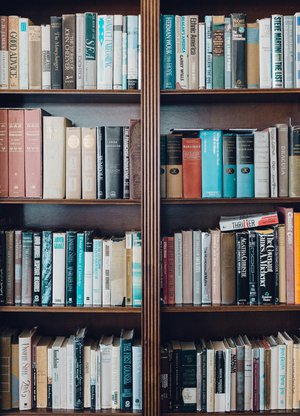 Tidy bookshelf