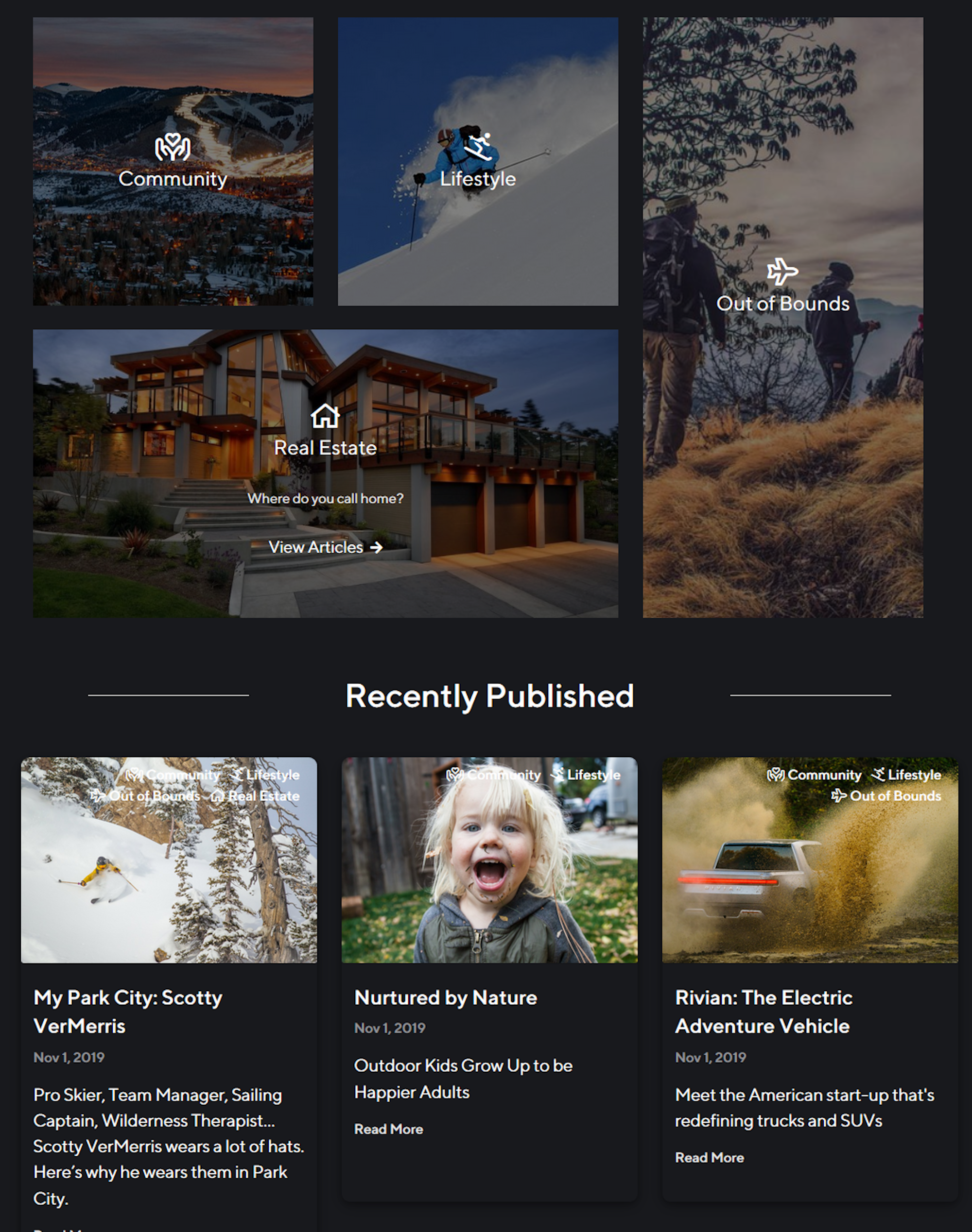Compass: Blog Page