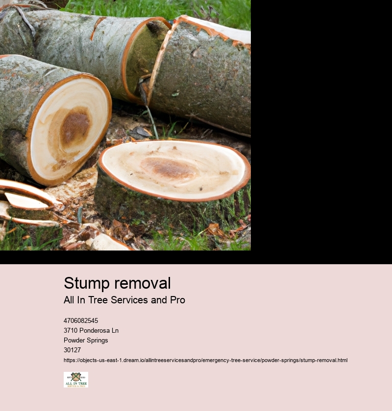 Stump removal