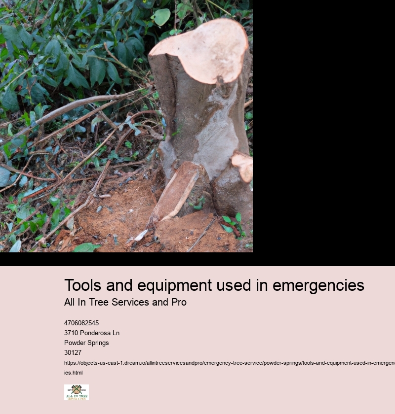 Tools and equipment used in emergencies