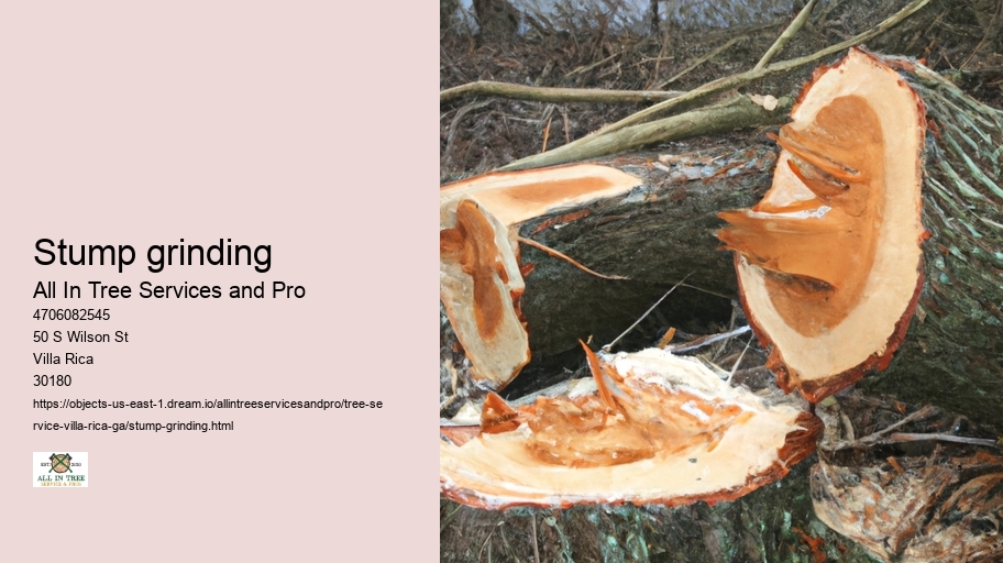 Stump grinding