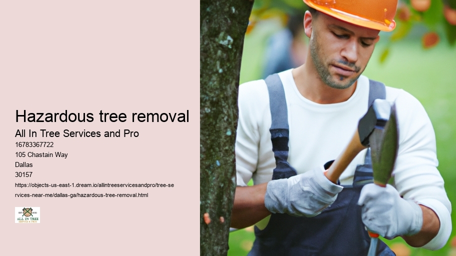 Hazardous tree removal