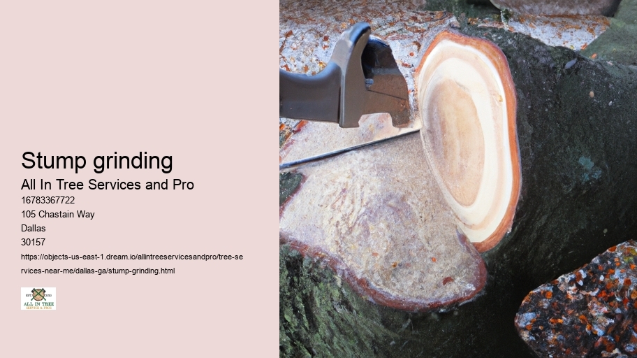 Stump grinding
