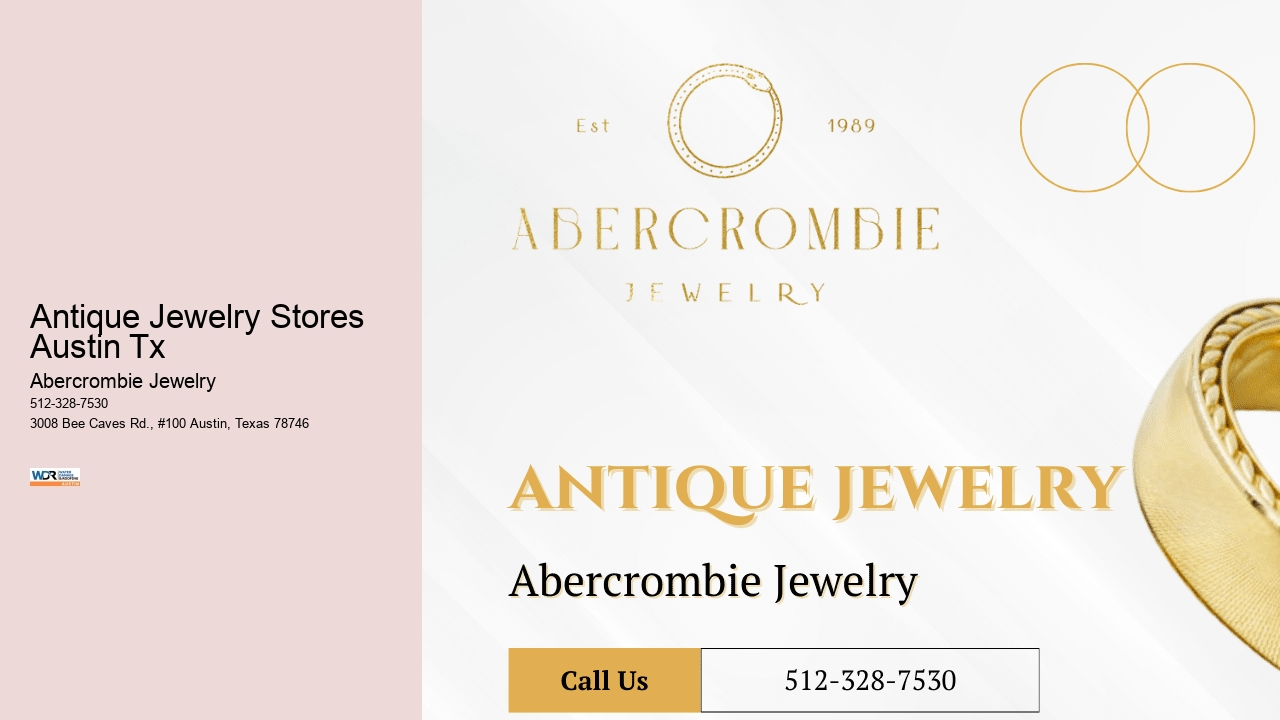 Antique Jewelry Stores Austin Tx