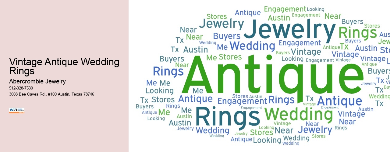 Vintage Antique Wedding Rings