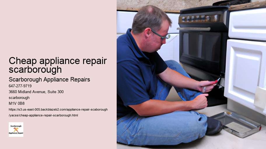 The Complete Guide to Appliance Repair Costs in Scarborough