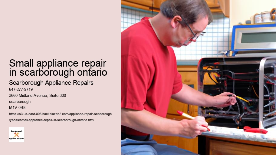 How to Find a Reliable Appliance Repair Technician in Scarborough
