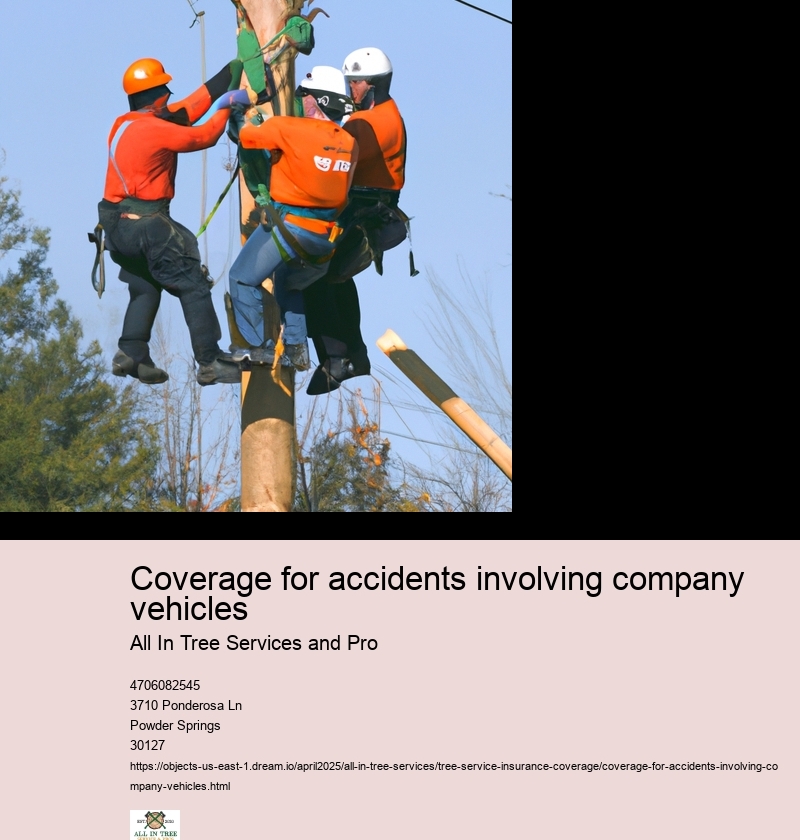 Coverage for accidents involving company vehicles