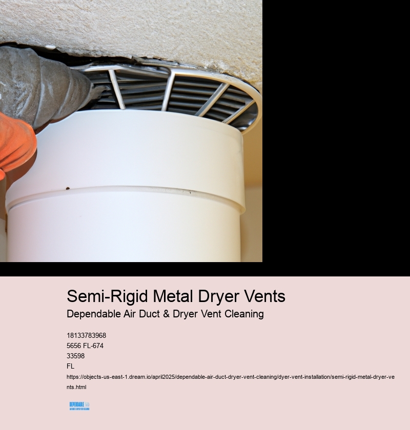 Semi-Rigid Metal Dryer Vents
