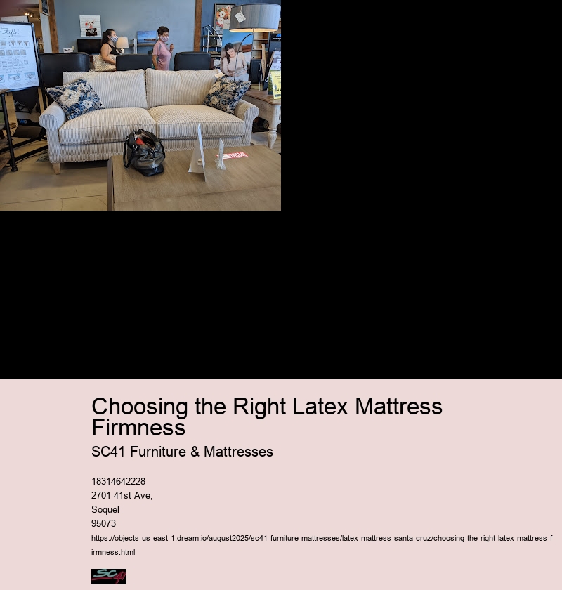 Choosing the Right Latex Mattress Firmness