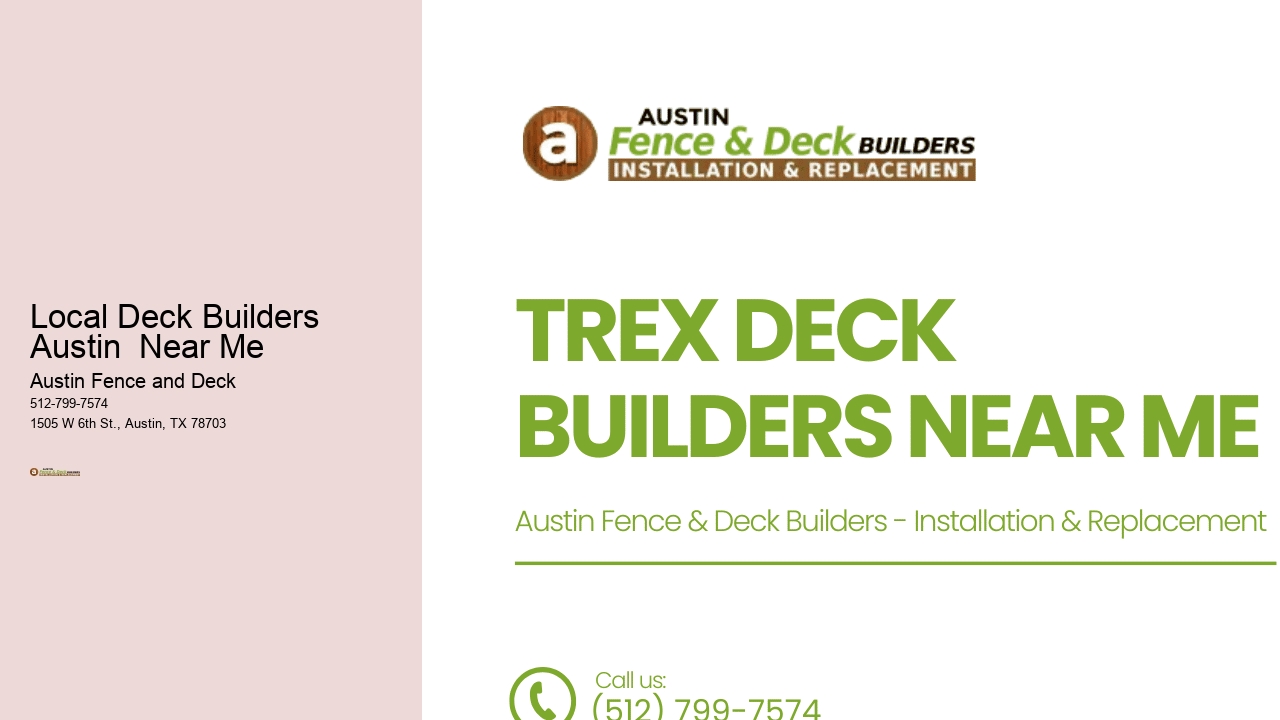 Local Deck Builders Austin  Near Me 