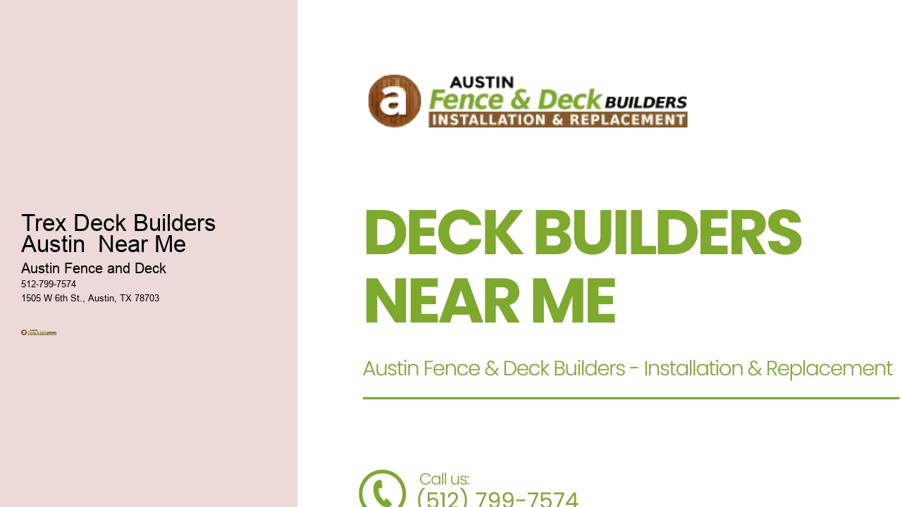 Trex Deck Builders Austin  Near Me 
