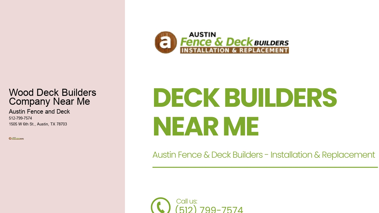 Wood Deck Builders Company Near Me 