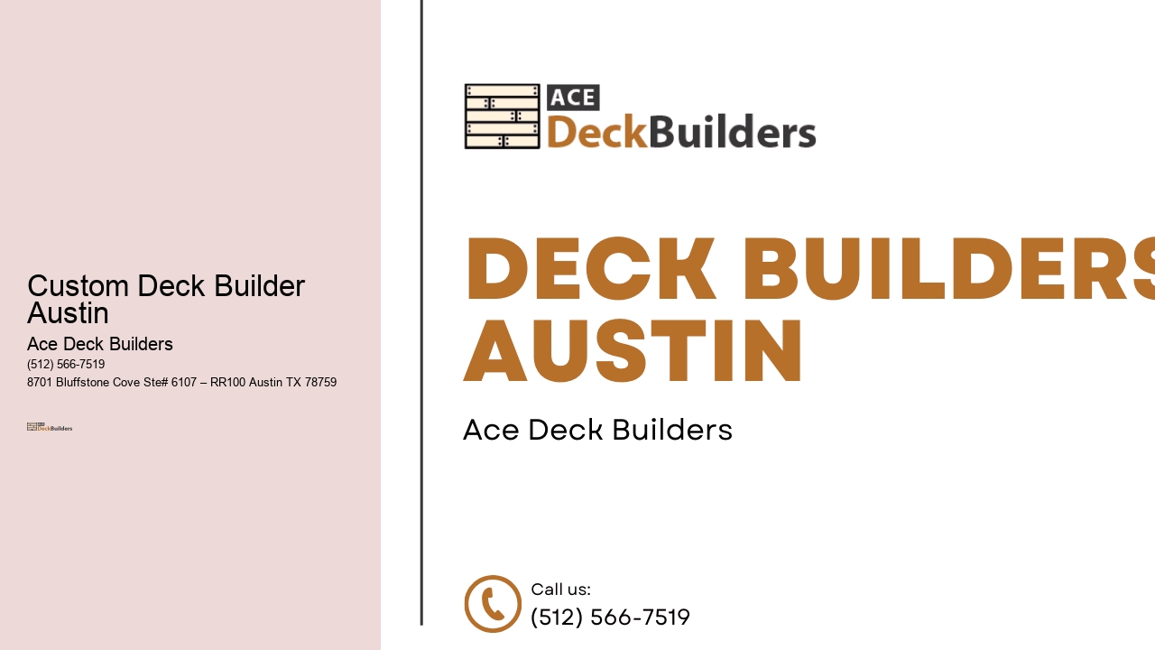 Custom Deck Builder Austin 