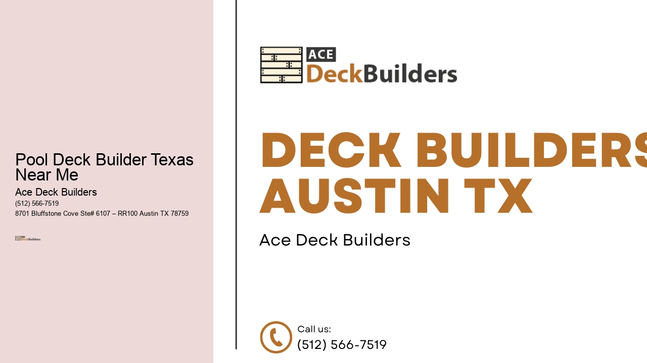 Pool Deck Builder Texas  Near Me