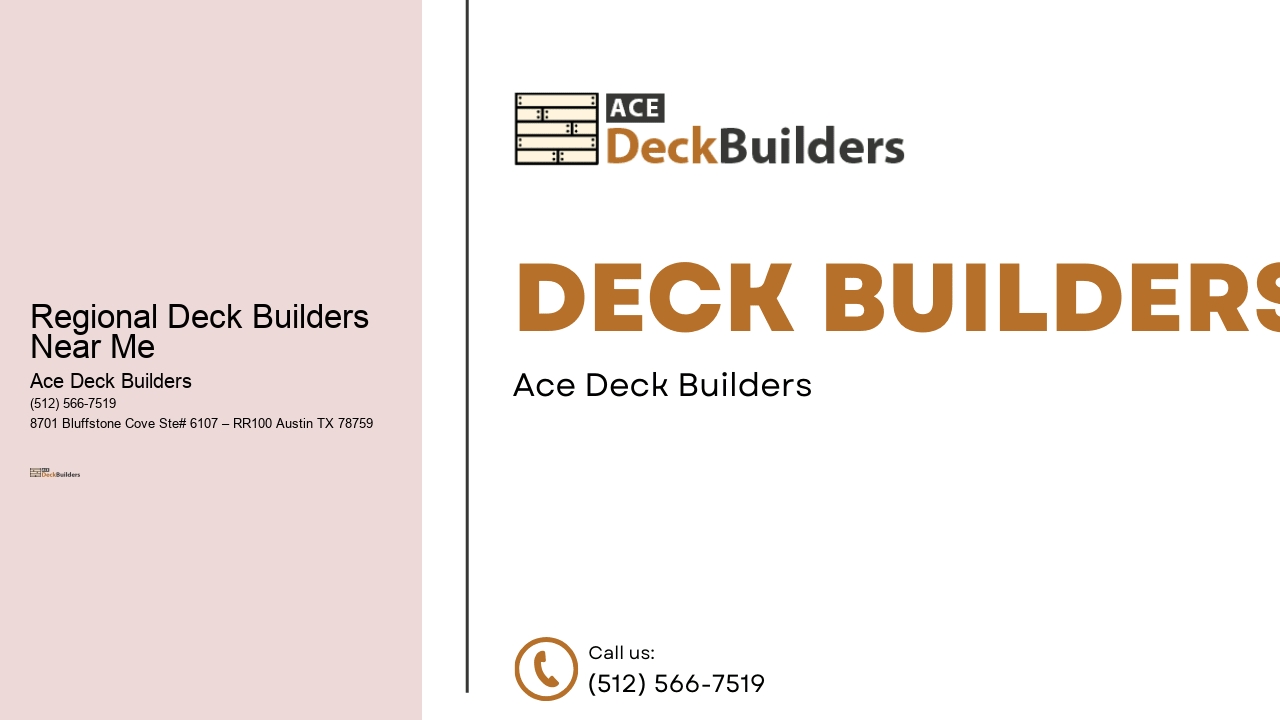 Regional Deck Builders  Near Me