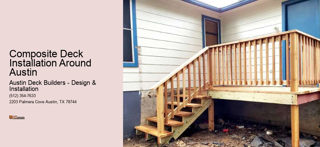 Composite Deck Installation Around Austin 