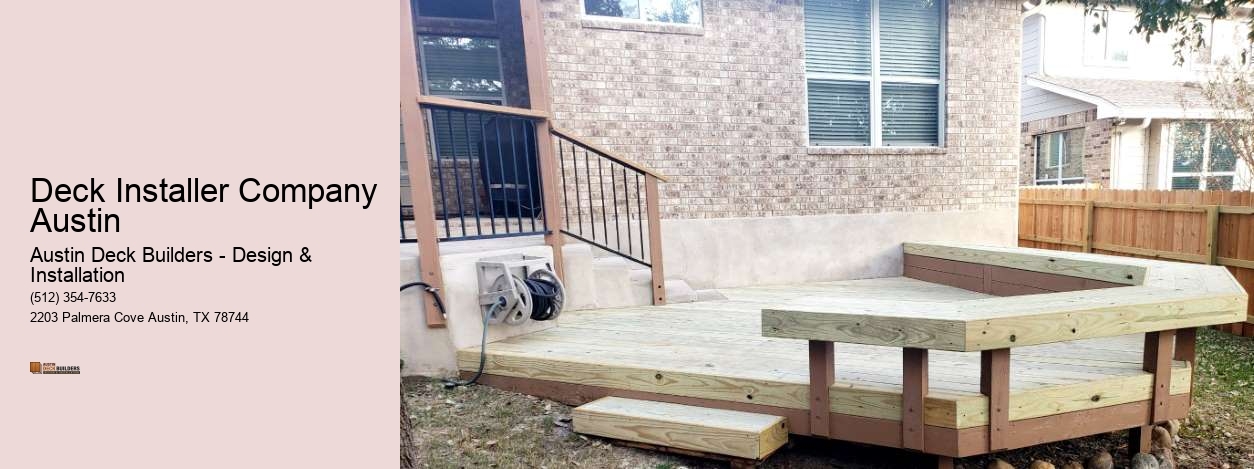 Deck Installer Company Austin 