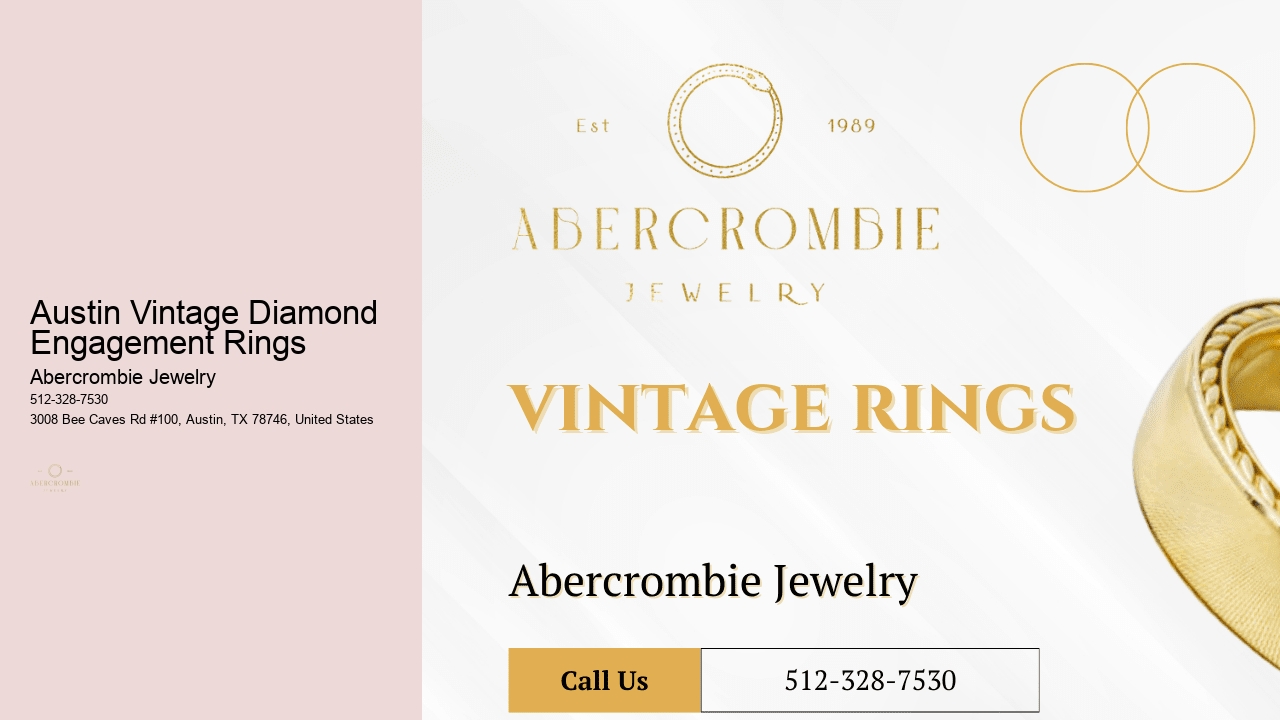Austin Vintage Diamond Engagement Rings