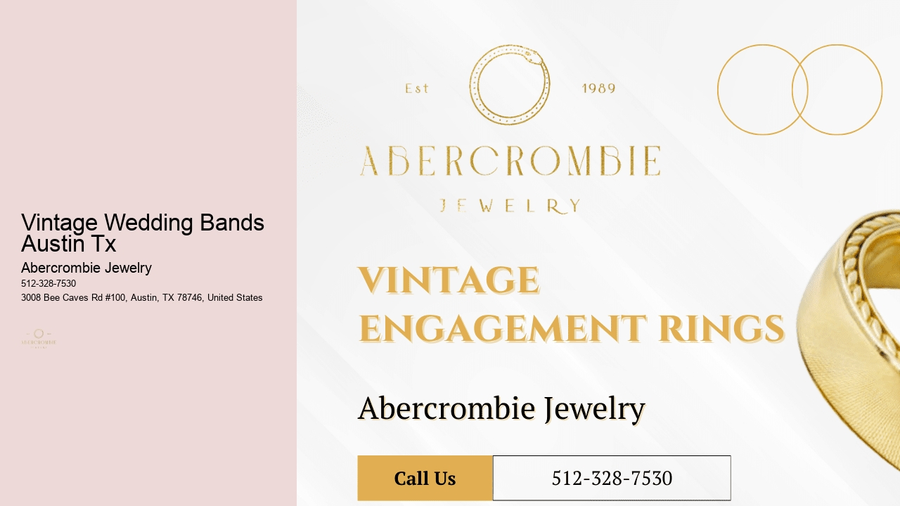 Vintage Wedding Bands Austin Tx