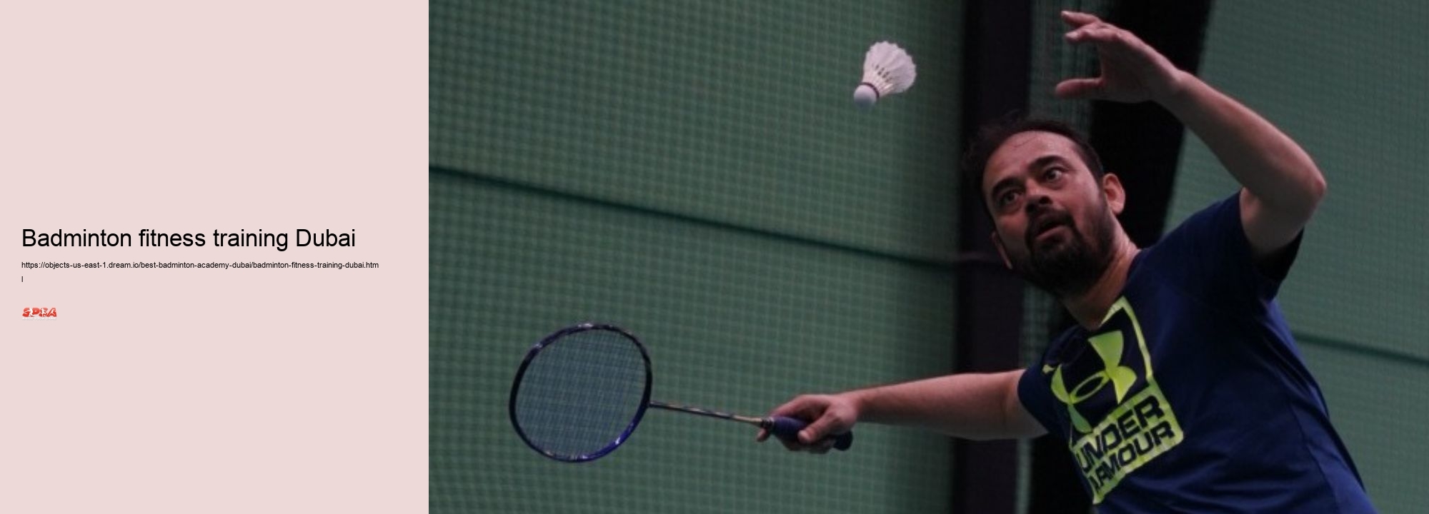 Badminton fitness training Dubai