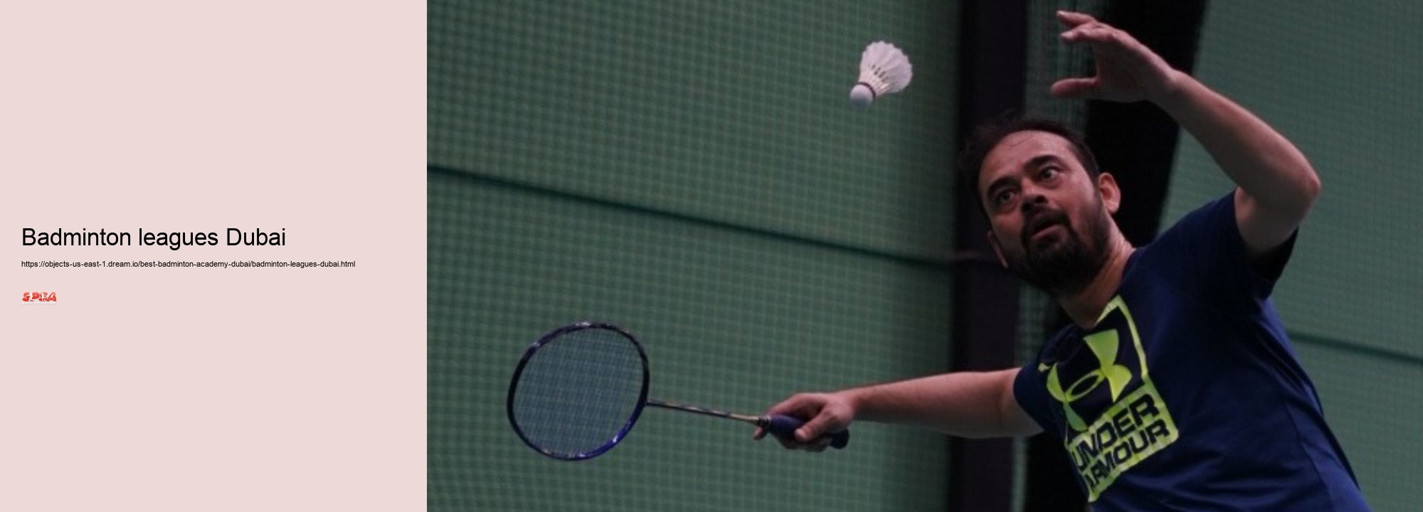 Badminton leagues Dubai