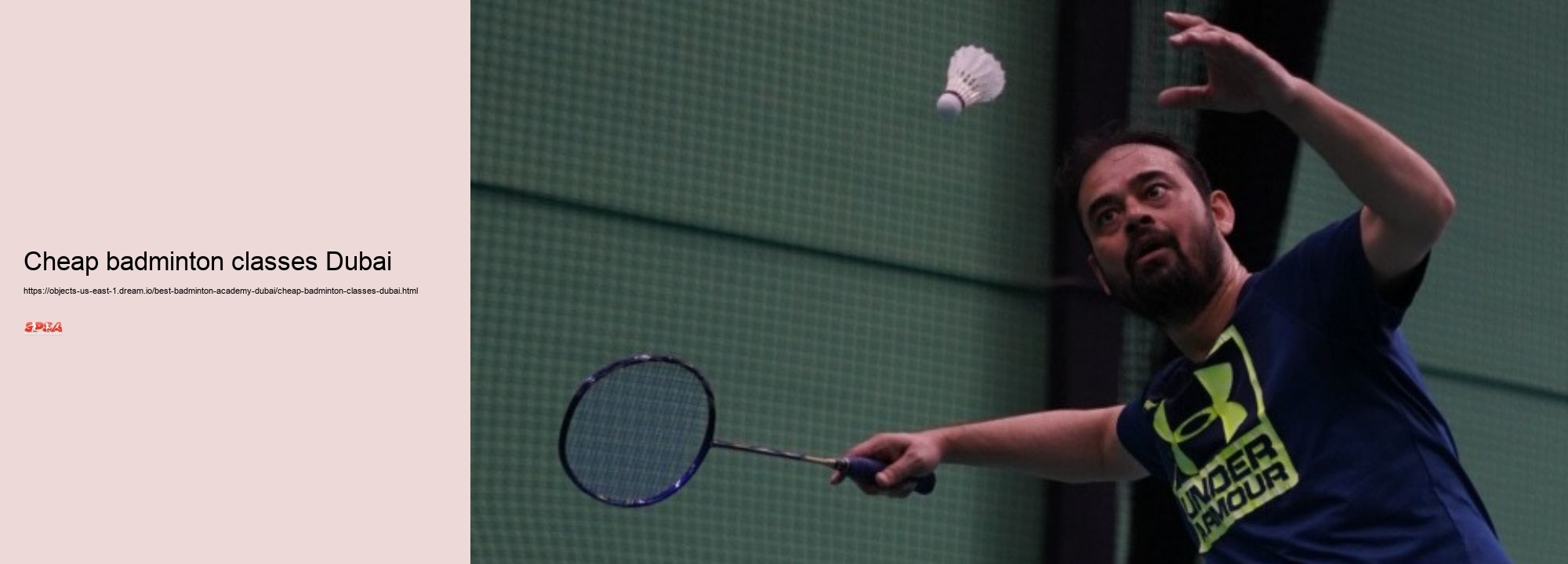 Cheap badminton classes Dubai