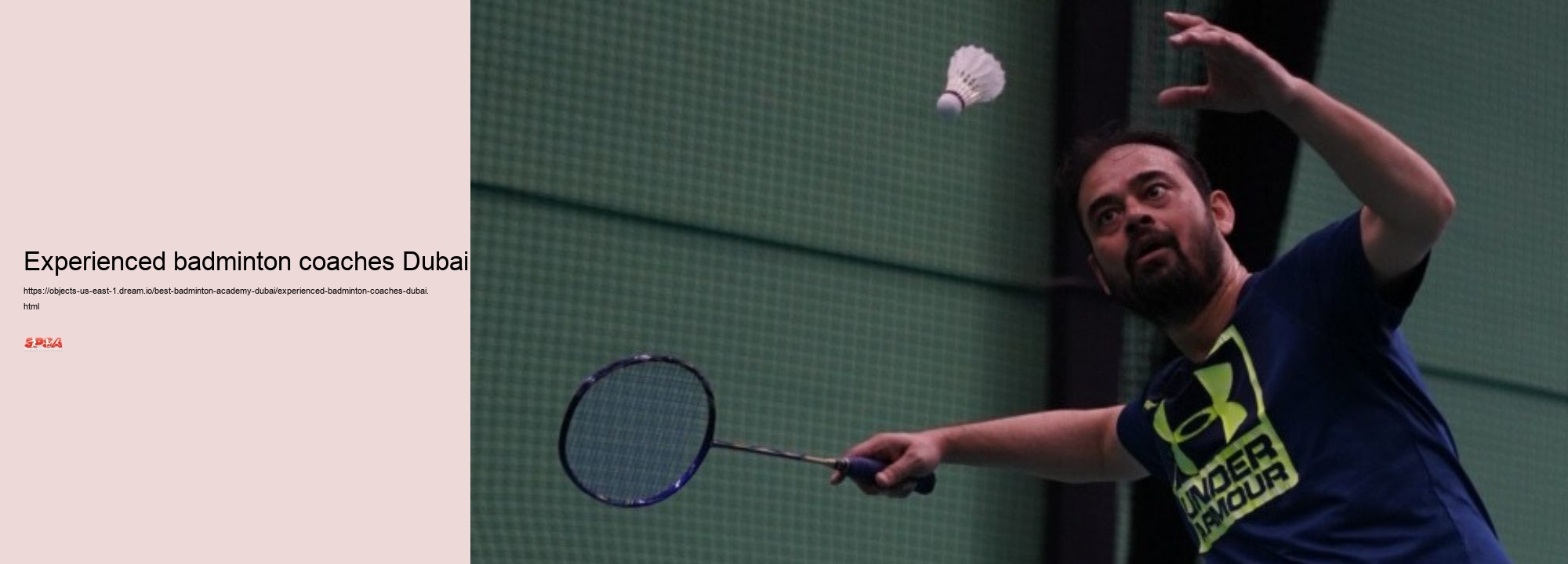 Experienced badminton coaches Dubai