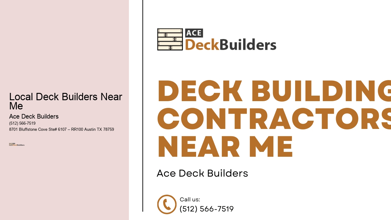 Local Deck Builders Near Me