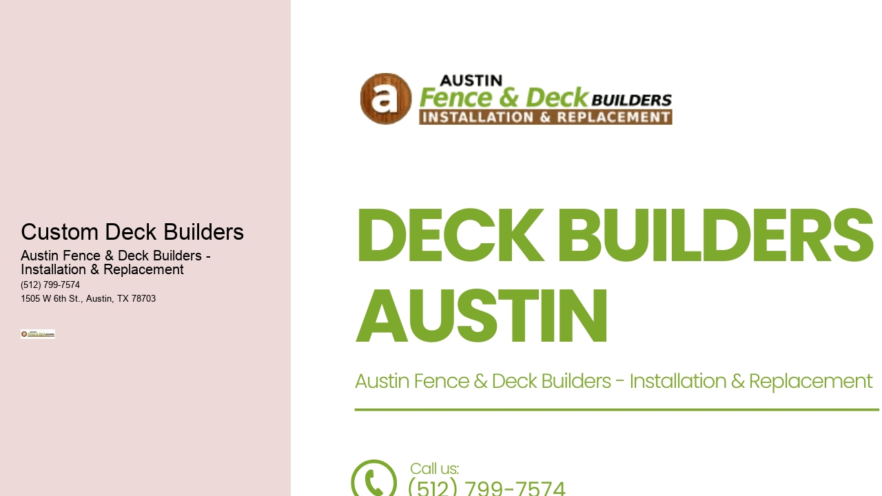 Custom Deck Builders