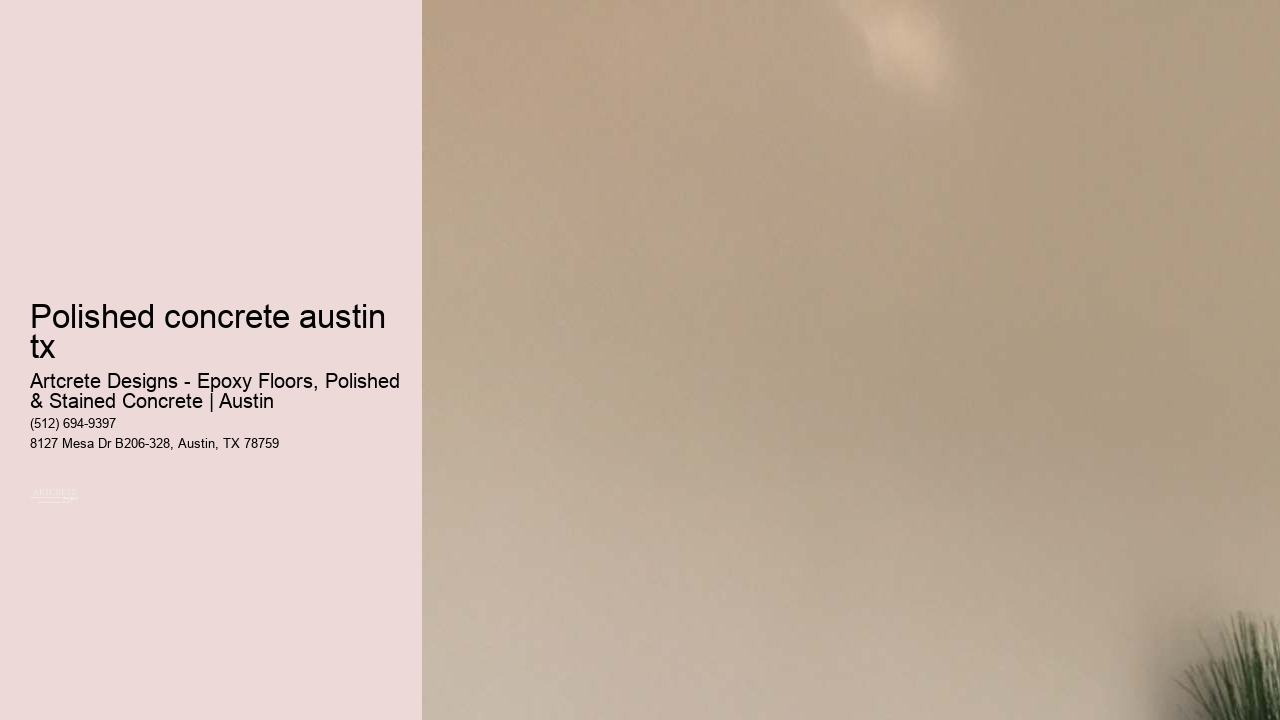 polished concrete austin tx