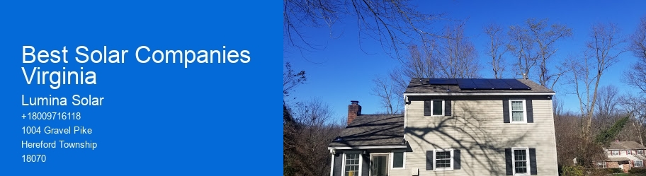 Best Solar Companies Virginia
