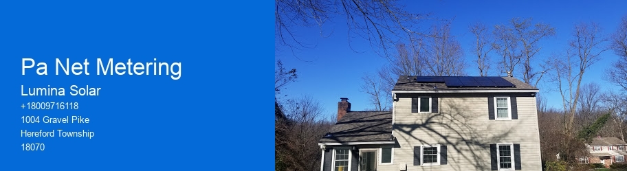 Pa Net Metering