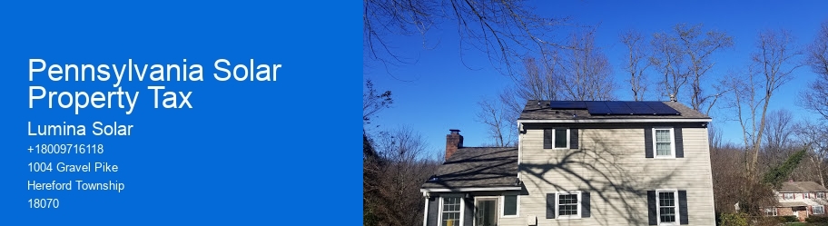 Pennsylvania Solar Property Tax