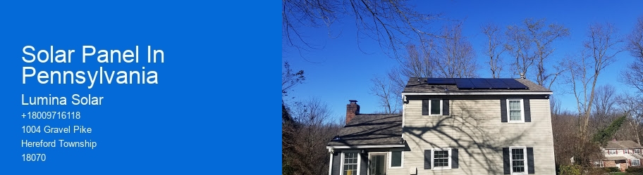 Solar Panel In Pennsylvania
