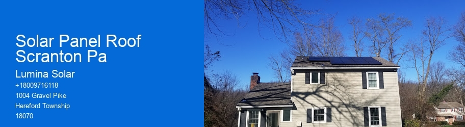 Solar Panel Roof Scranton Pa