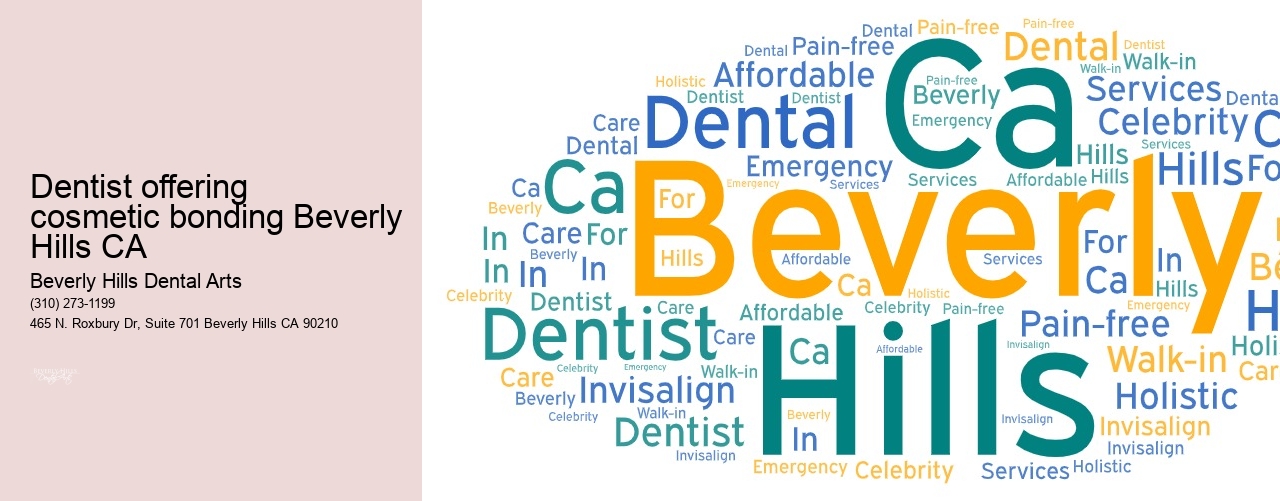Dentist offering cosmetic bonding Beverly Hills CA