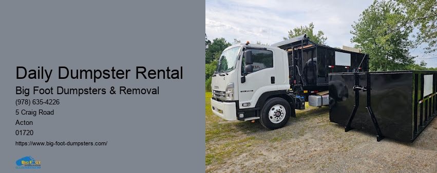 green waste dumpster rental