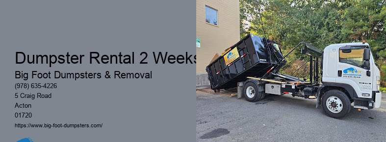 monthly dumpster rental